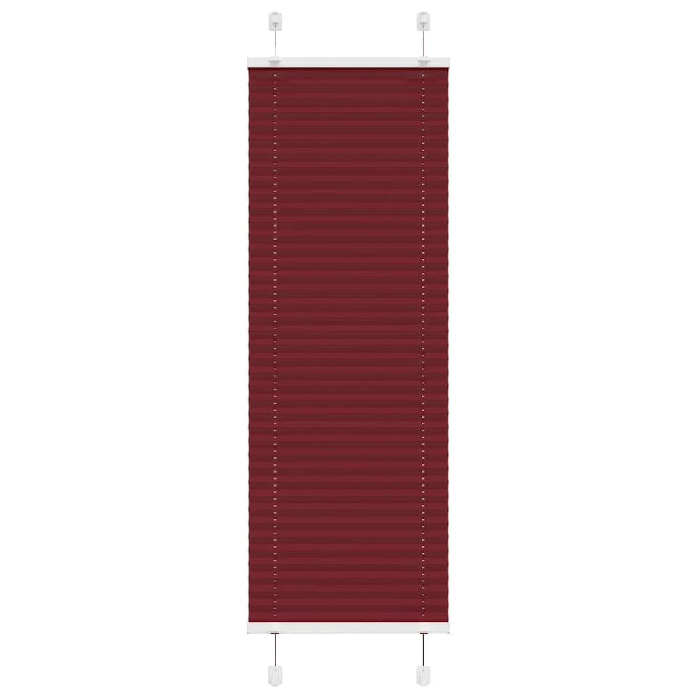 Bordeauxrotes Plissee 45x150 cm