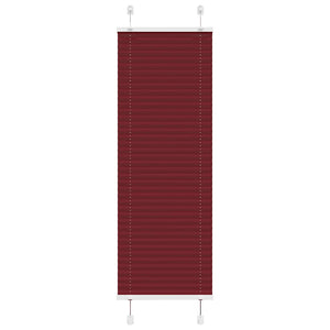 Bordeauxrotes Plissee 45x150 cm