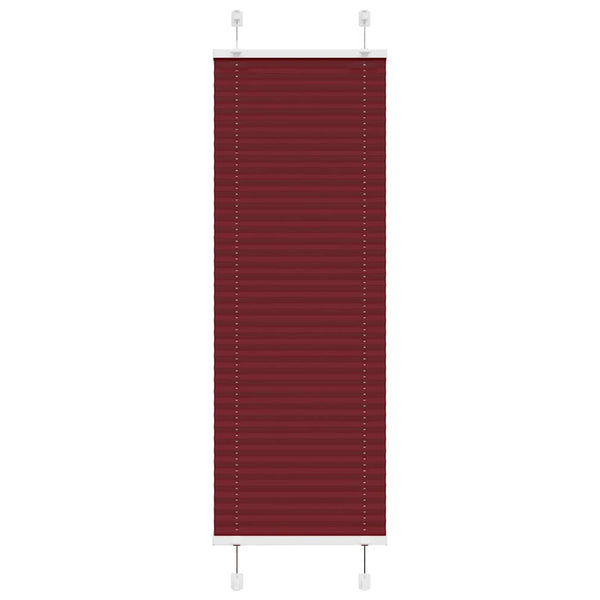 Bordeauxrotes Plissee 45x150 cm