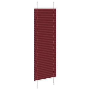 Bordeauxrotes Plissee 45x150 cm
