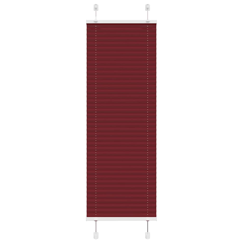 Bordeauxrotes Plissee 50x150 cm