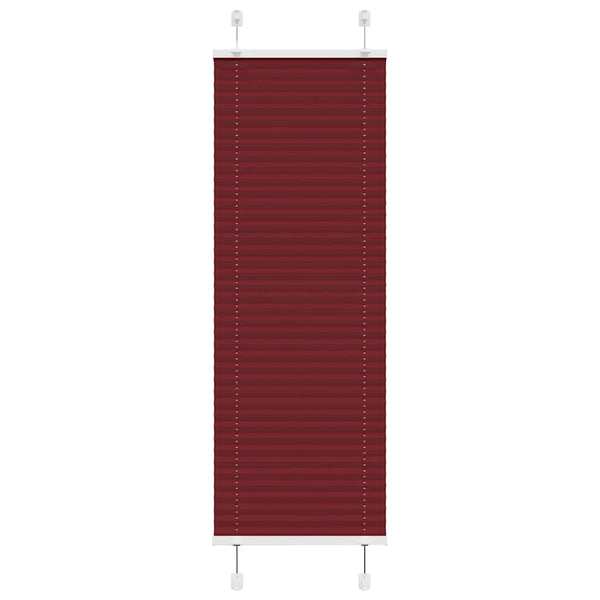 Bordeauxrotes Plissee 50x150 cm