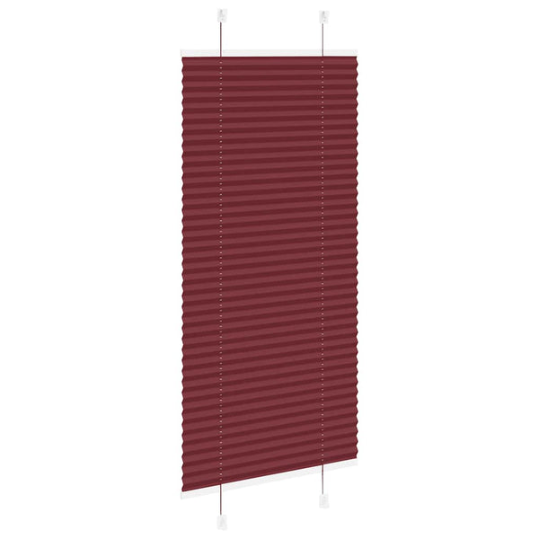 Bordeauxrotes Plissee 55x150 cm