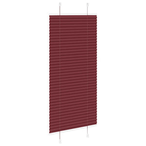 Bordeauxrotes Plissee 65x150 cm