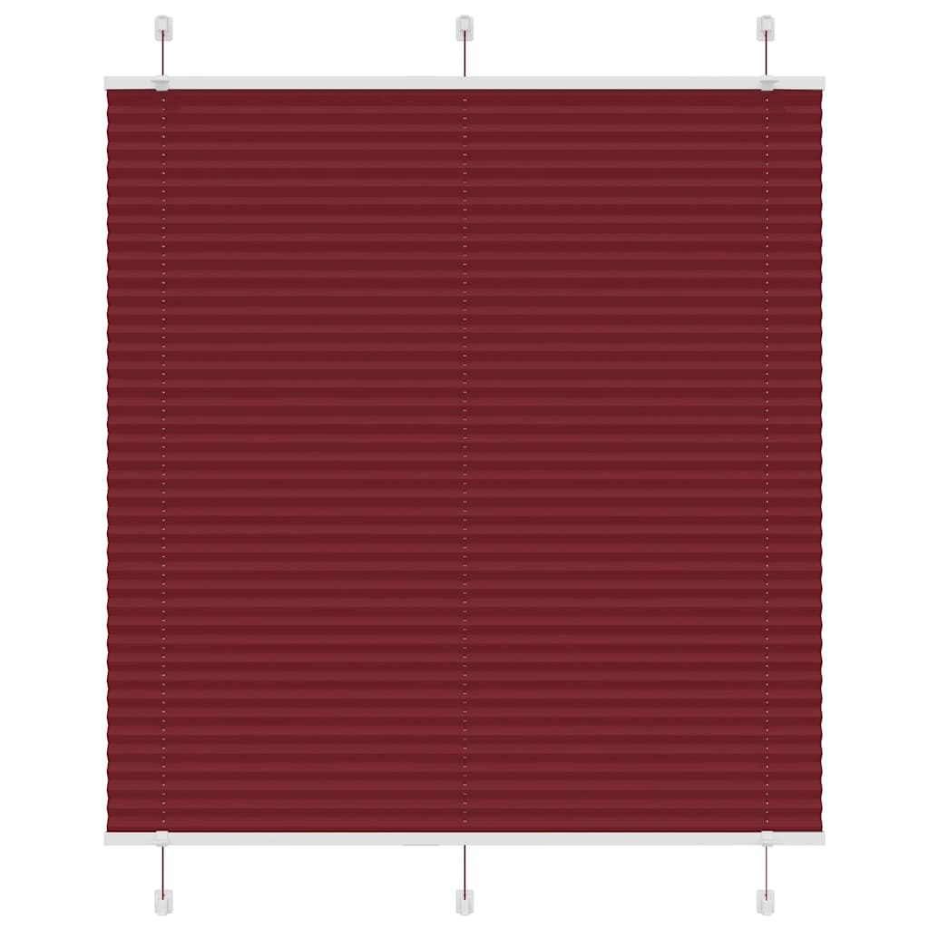 Bordeauxrotes Plissee 115x150 cm