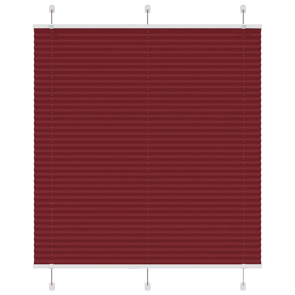 Bordeauxrotes Plissee 115x150 cm