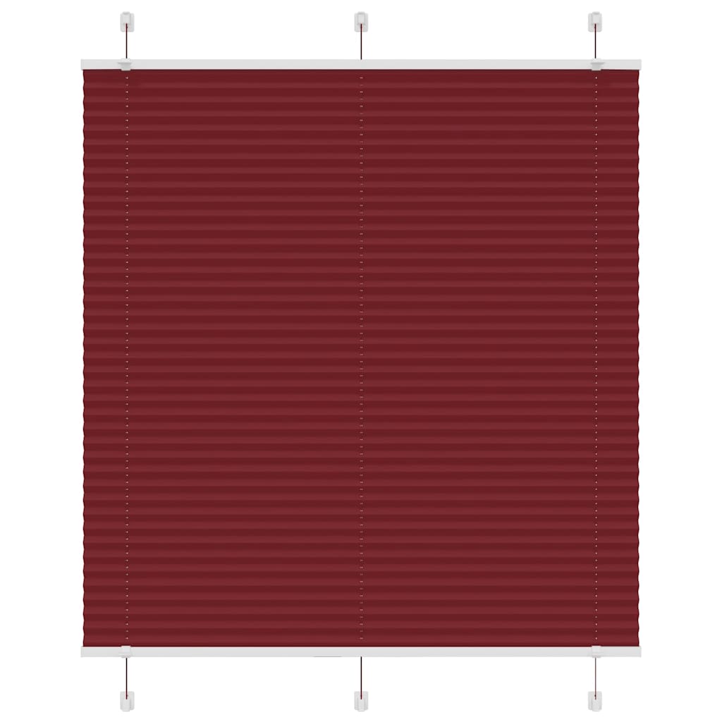 Bordeauxrotes Plissee 120x150 cm