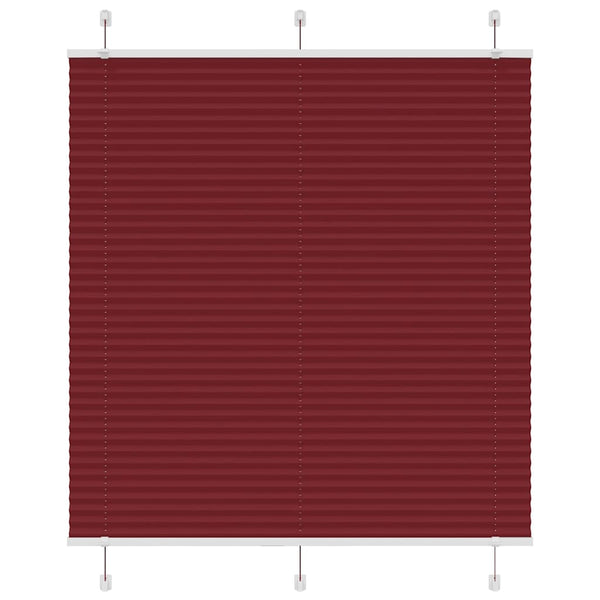 Bordeauxrotes Plissee 120x150 cm