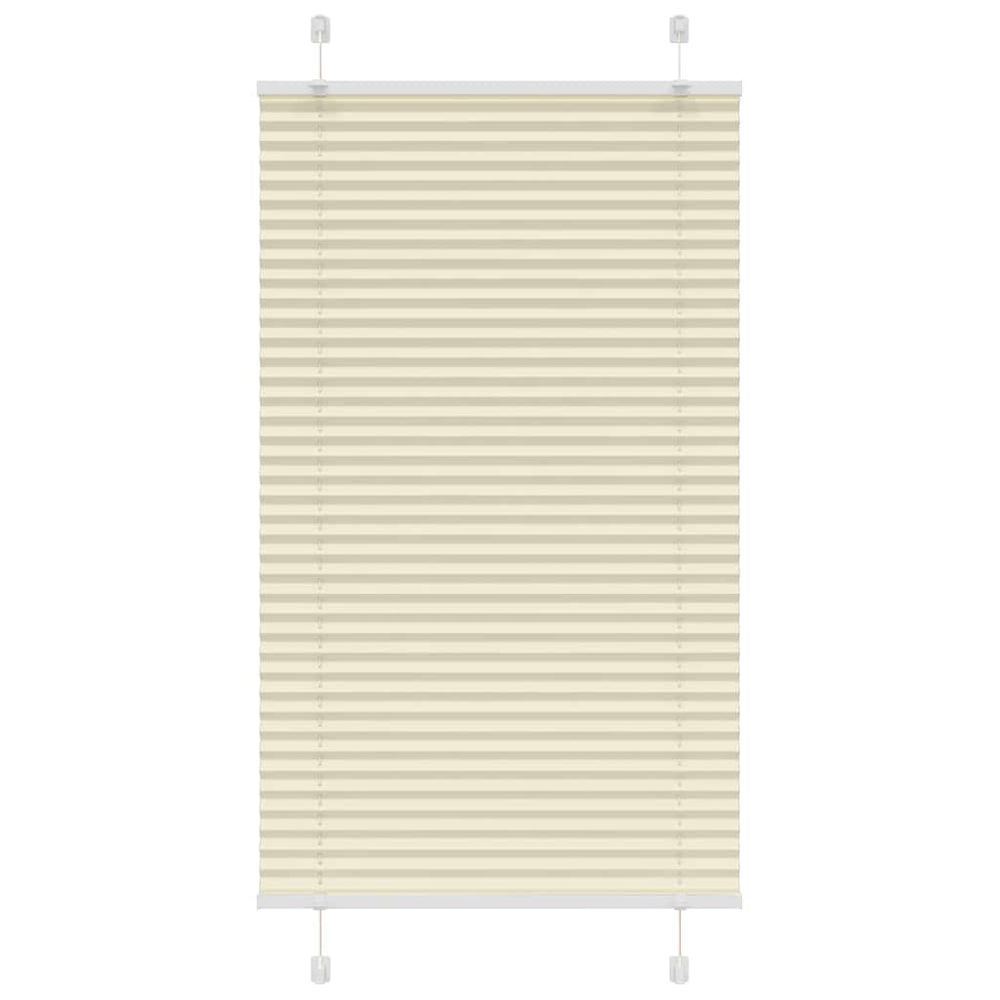 Creme Plissee 70x150 cm für Fenster