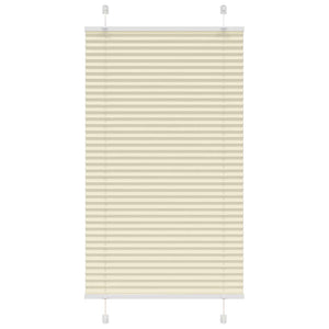 Creme Plissee 70x150 cm für Fenster