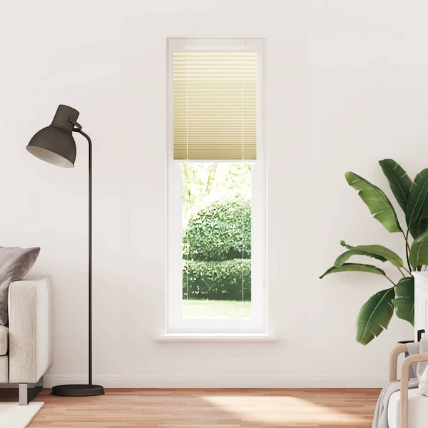 Creme Plissee 55x200 cm
