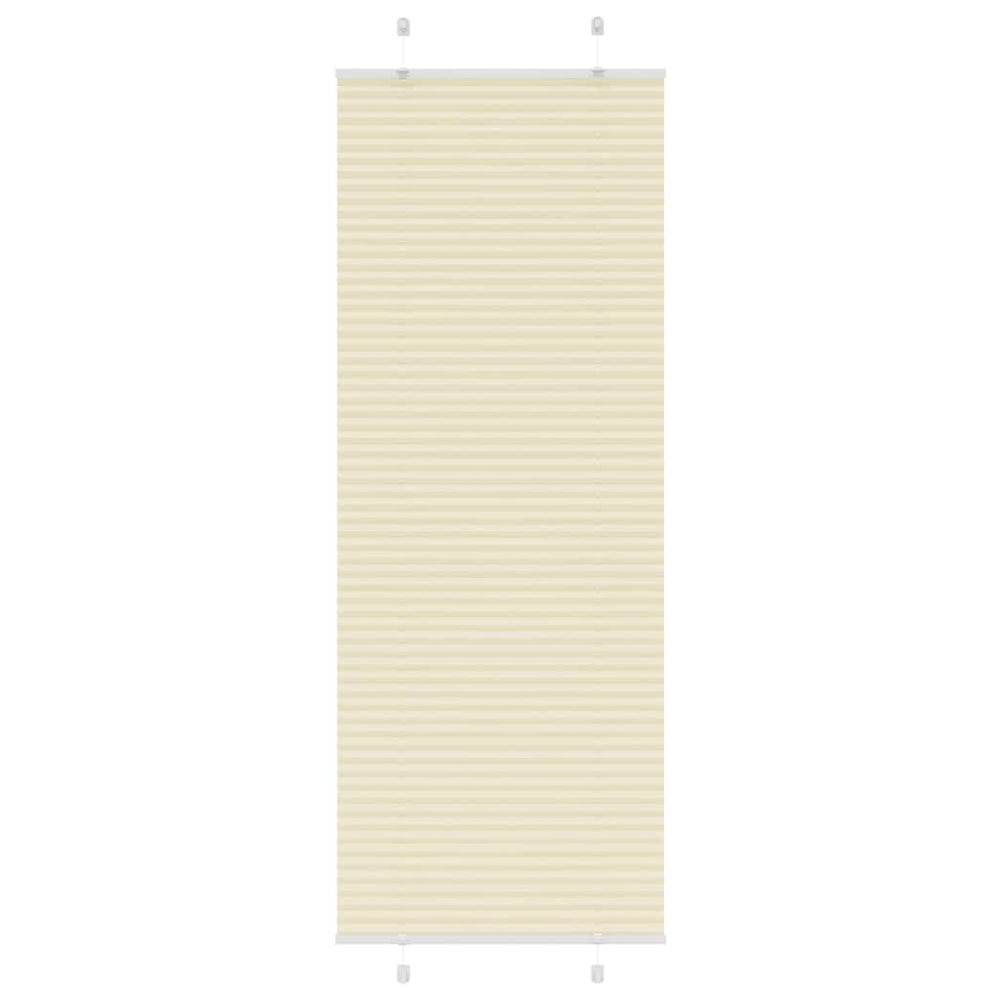 Creme Plissee 70x200 cm Polyester