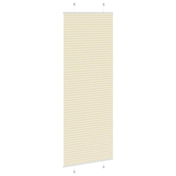 Creme Plissee 70x200 cm Polyester