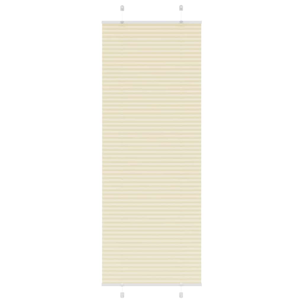 Creme Plissee 80x200 cm