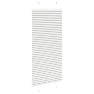vidaXL Store plissé gris clair 65x150 cm Largeur du tissu 64,4 cm Polyester