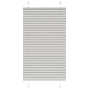Hellgraues Plissee 80x150 cm