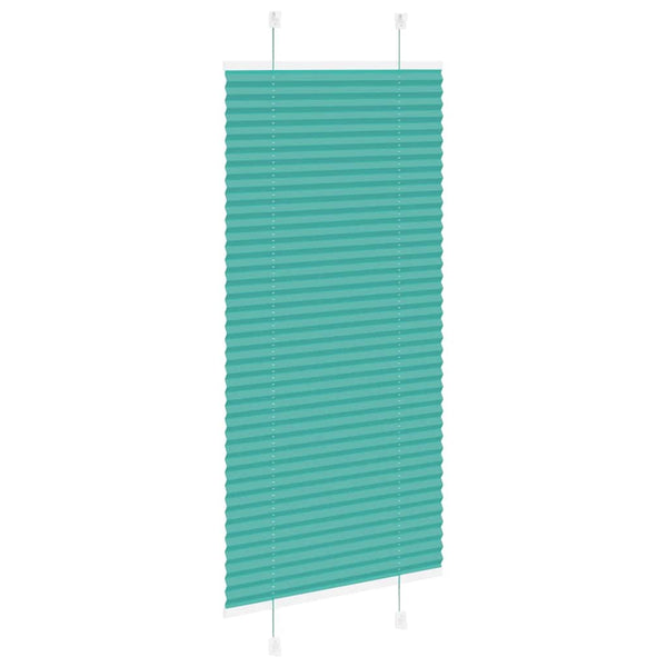 Petrolgrünes Plissee 65x100 cm