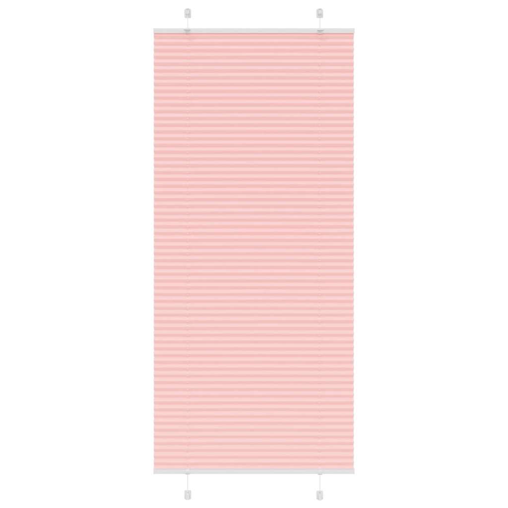 Rosa Plissee Rollo 100x200 cm
