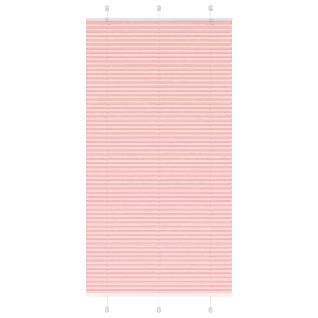 Rosa Plissee Rollo 105x200 cm