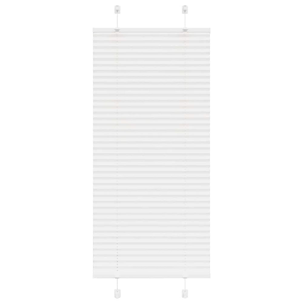 Weißes Plissee 55x100 cm