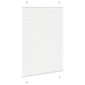 Weißes Plissee 100x150 cm
