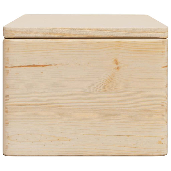 Holzkiste mit Deckel Kiefer 40x30x23cm