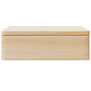 Holzkiste Kiefer mit Deckel 40x30x13 cm