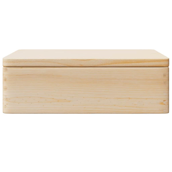 Holzkiste Kiefer mit Deckel 40x30x13 cm
