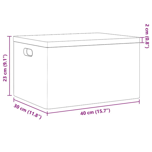 Holzkiste Kiefernholz 40x30x23cm