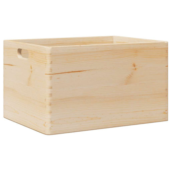 Holzkiste Kiefer 40x30x23 cm mit Griffen