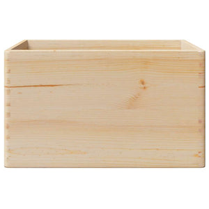 Holzkiste Kiefer 40x30x23 cm mit Griffen