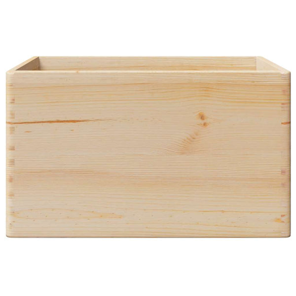 Holzkiste Kiefer 40x30x23 cm mit Griffen