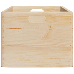 Holzkiste Kiefer 40x30x23 cm mit Griffen