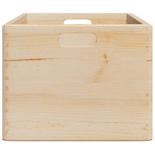Holzkiste Kiefer 40x30x23 cm mit Griffen