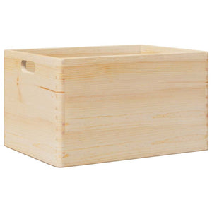 Holzkiste Kiefer 40x30x23 cm mit Griffen