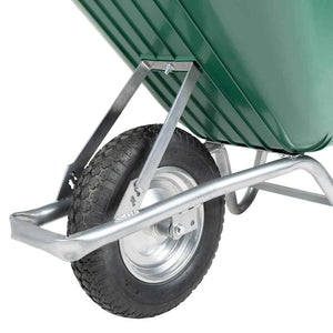 Grüne Schubkarre 90 L, 150 kg