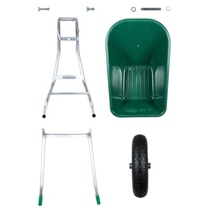 Grüne Schubkarre 90 L, 150 kg