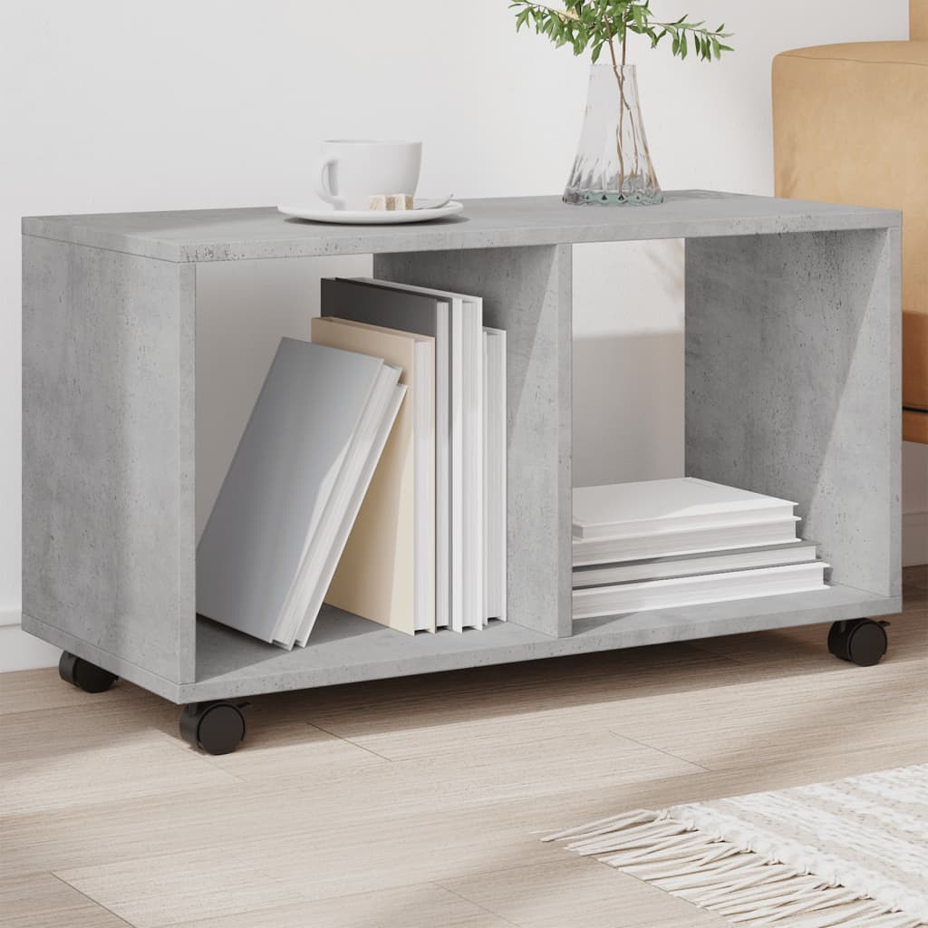 Rollschrank Betongrau 72x33x42,5 cm