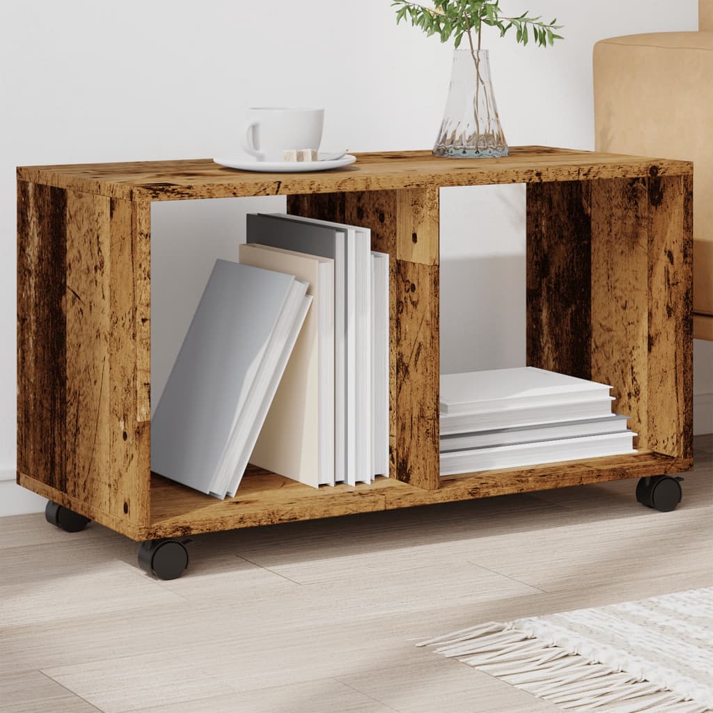 Rollschrank Altholz-Optik, 72 cm