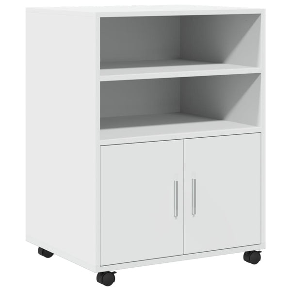 Rollschrank Weiß 60x48x81 cm