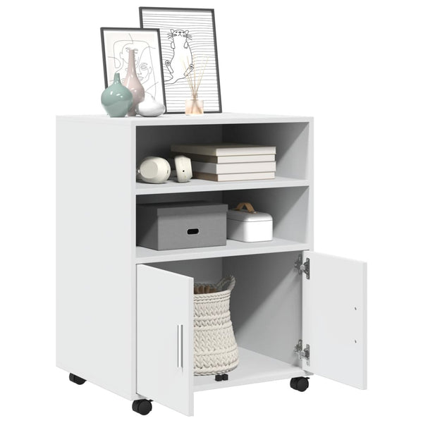 Rollschrank Weiß 60x48x81 cm