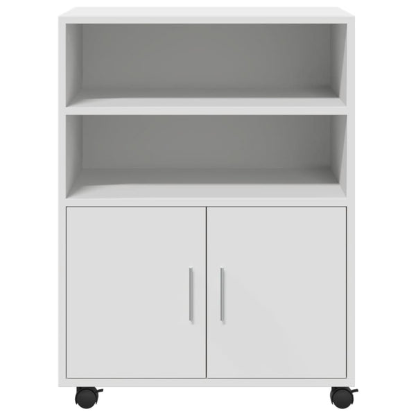 Rollschrank Weiß 60x48x81 cm