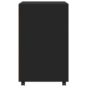 Rollschrank Schwarz 60x48x81 cm