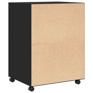 Rollschrank Schwarz 60x48x81 cm