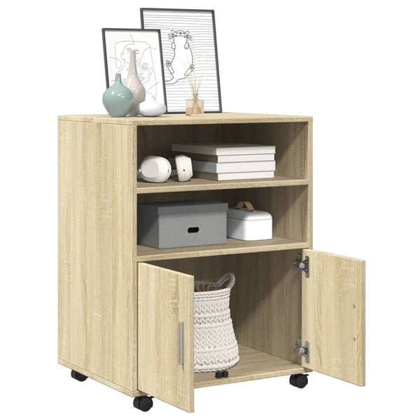 Rollschrank Sonoma-Eiche 60x48x81 cm