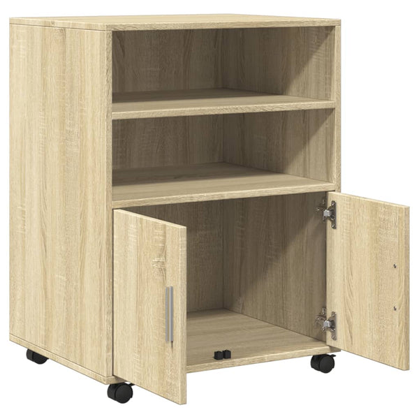 Rollschrank Sonoma-Eiche 60x48x81 cm