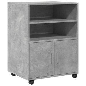 Rollschrank Betongrau 60x48x81 cm