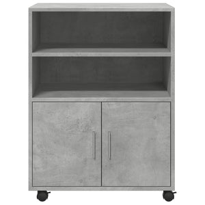 Rollschrank Betongrau 60x48x81 cm