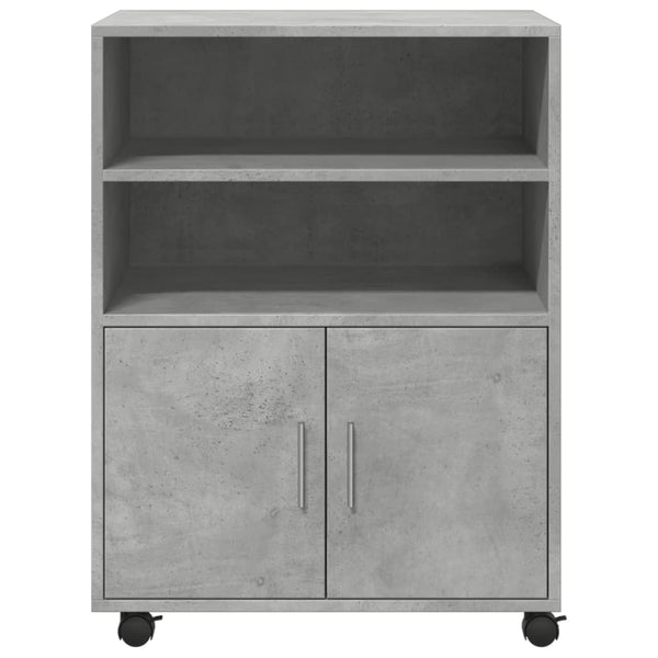Rollschrank Betongrau 60x48x81 cm