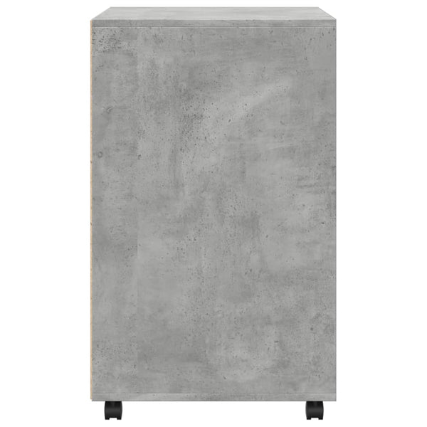 Rollschrank Betongrau 60x48x81 cm